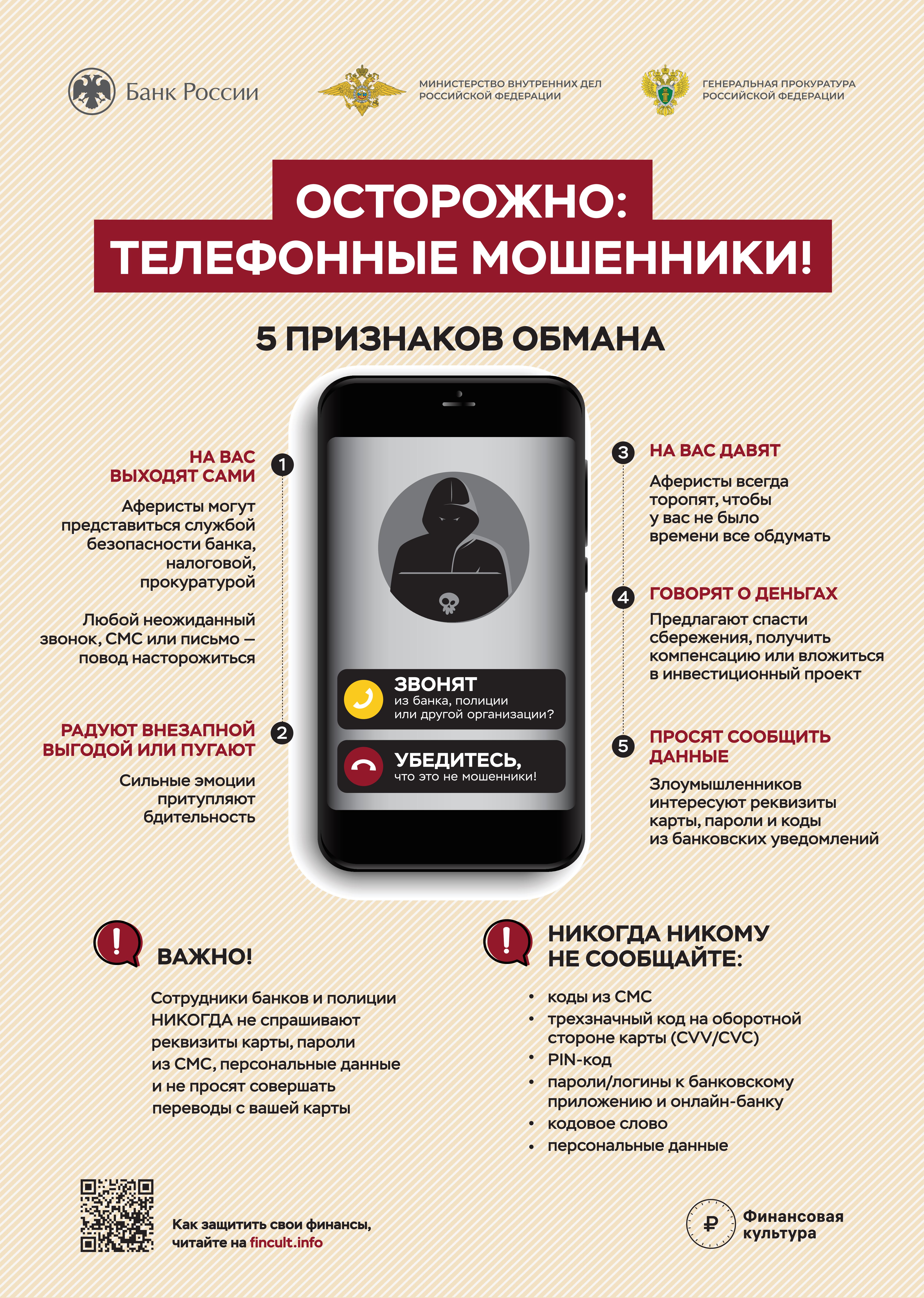 Осторожно телефонные  мошенники.